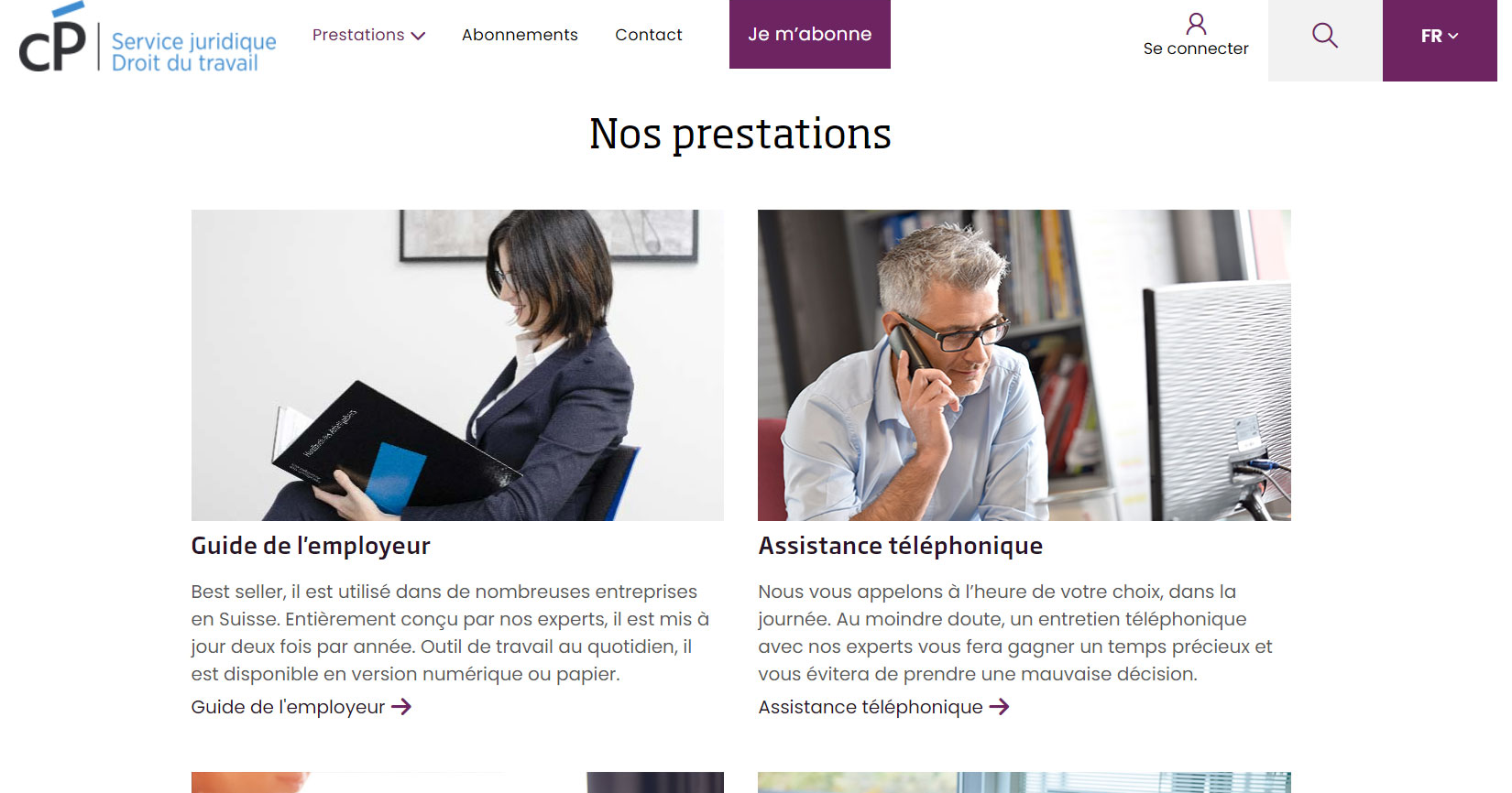 Nos prestations pour votre entreprise